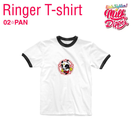 Milk Dipper ミルクディッパー リンガーTシャツ 02☆PAN