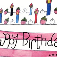 ポストカード-Happy Birthday