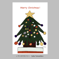 クリスマス ポストカード　７種