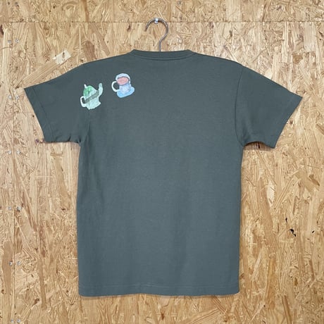 一点モノTシャツ-ストロベリーカラーケーキ