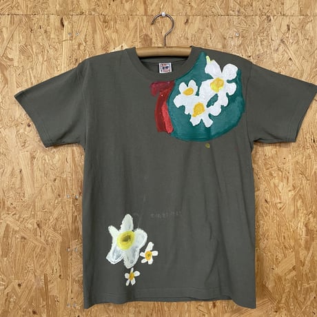 一点モノTシャツ-おはなを書きます