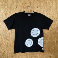 一点モノTシャツ-皿白
