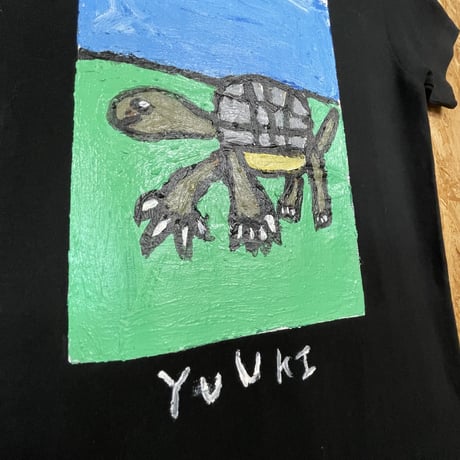 一点モノTシャツ-ガラパゴスゾウガメ