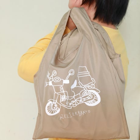 スーパーカブでゴー！bag 小（外ポケット有り）＜直売限定＞