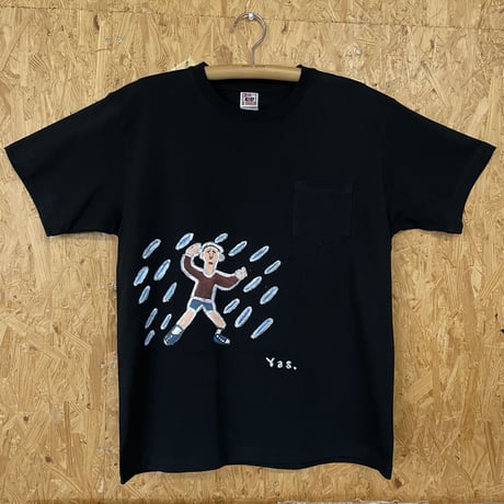 一点モノTシャツ-雨ニモマケズ