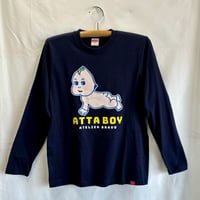 ATTABOY ロンT（紺T×紺）