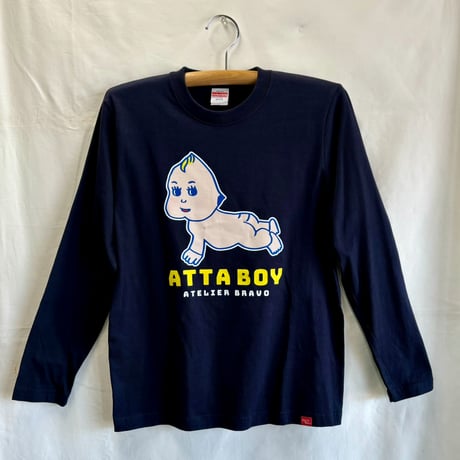 ATTABOY ロンT（紺T×紺）