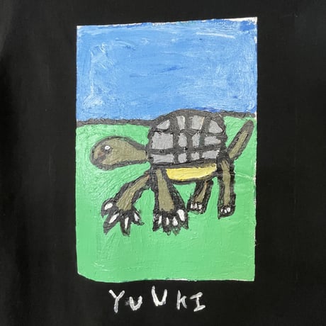 一点モノTシャツ-ガラパゴスゾウガメ