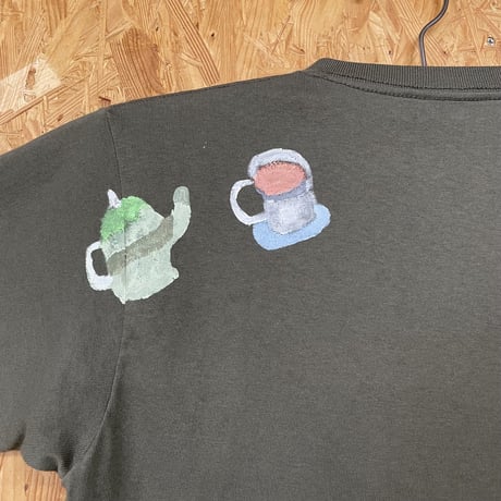 一点モノTシャツ-ストロベリーカラーケーキ