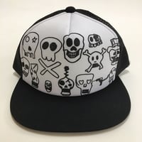 メッシュキャップ-スカル