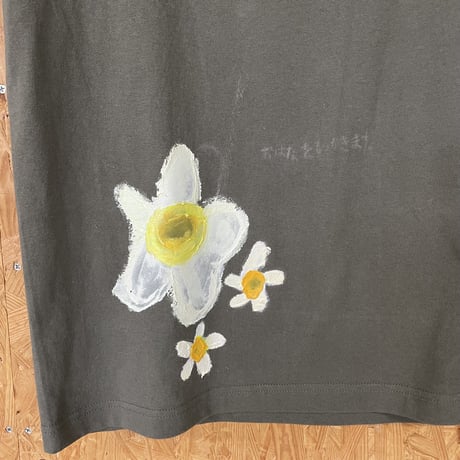 一点モノTシャツ-おはなを書きます