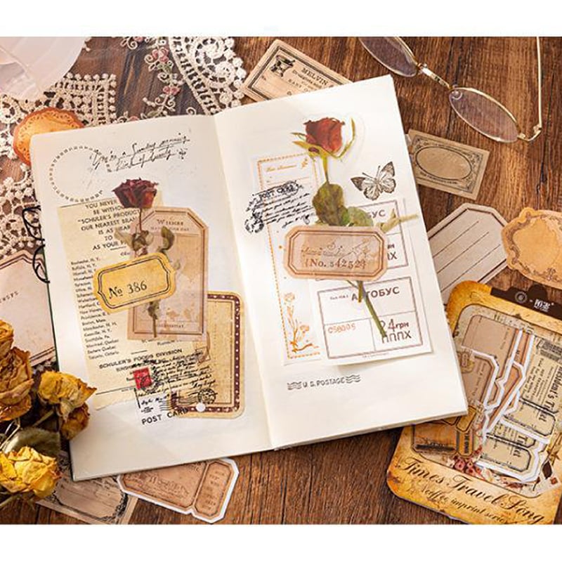 コラージュセット　コーヒー染め入り コラージュセット コーヒー染め入り 【公式通販】