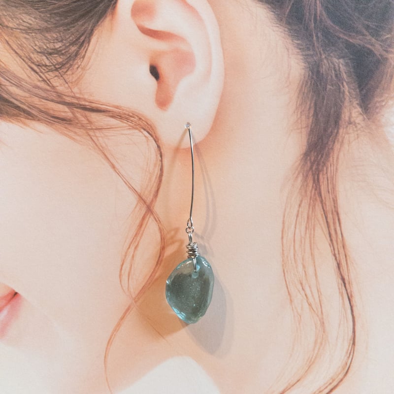 シーグラスピアス シーグラスピアス | Negi☆STORE