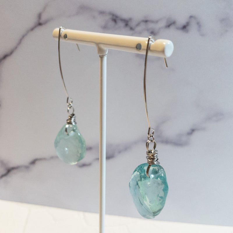 シーグラスピアス | Negi☆STORE