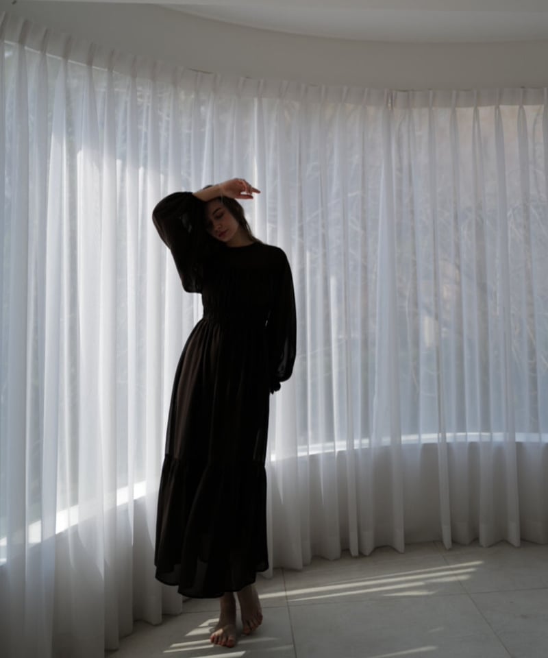 【タグ付maison celon v silhouette dress M