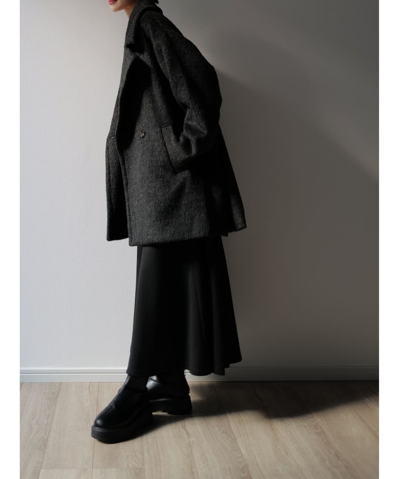 shaggy tuck middle coat | célon