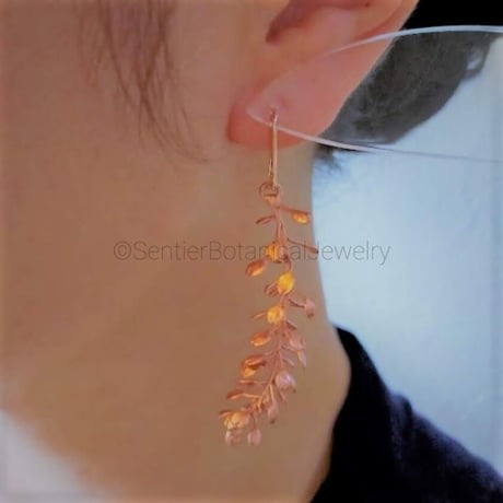 ぺんぺん草のピアス