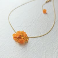 キンモクセイのネックレス