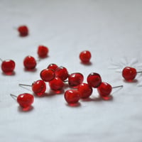 柘榴のピアス