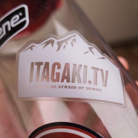 ITAGAKI.TVステッカー"白い山"バージョン