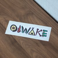 OIWAKE PARK　公式ステッカー(イラスト文字ver)