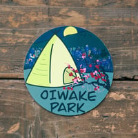 OIWAKE PARK　公式ステッカー(夜)