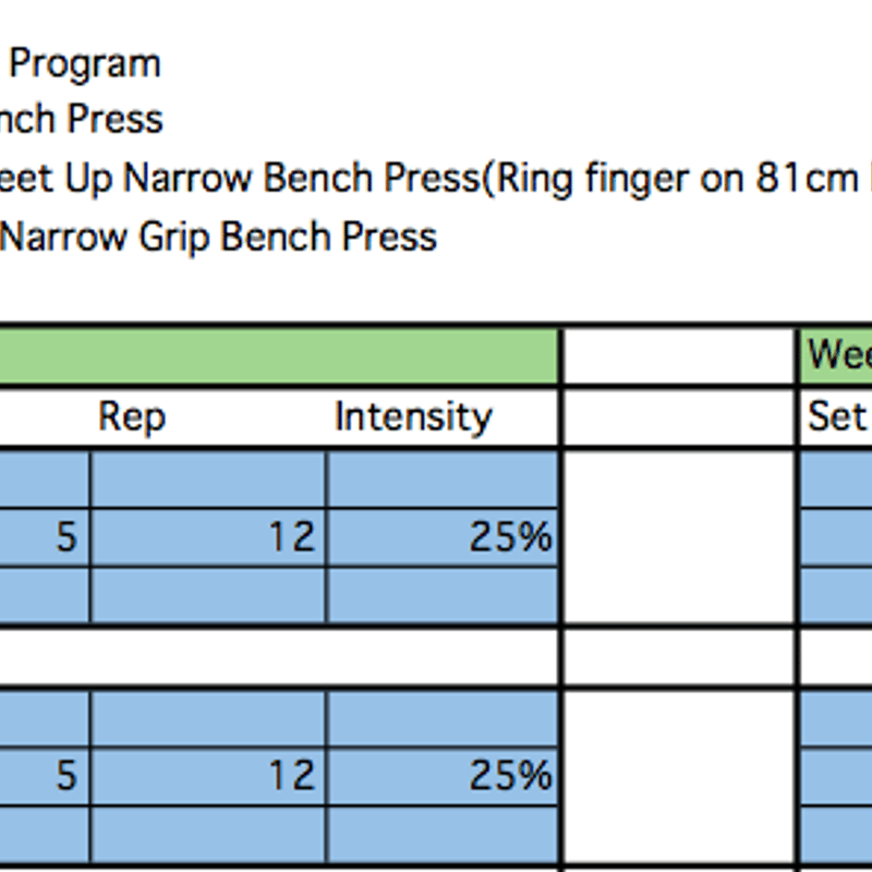 Bench workout program sales