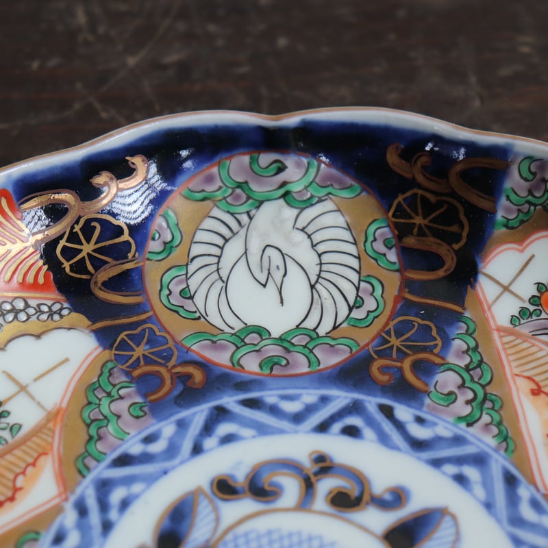 伊万里焼色絵八寸皿 桃鶴桜 | 発酵素材オンラインストア 伊万里焼色絵八寸皿 桃鶴桜 | 発酵素材オンラインストア