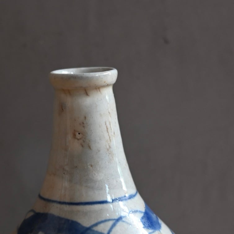 染付笹文 らっきょう徳利 | 発酵素材オンラインストア