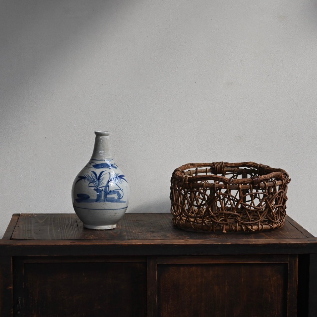 染付笹文 らっきょう徳利 | 発酵素材オンラインストア