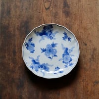 輪花型の印判皿