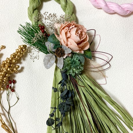 しめ縄リースと丸太と流木の置物大サイズ⭐︎どんぐりアート 安い 通販ハンドメイド・手芸 - しめ縄リースと丸太と流木の置物