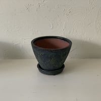【flower pot】 植木鉢・ブルー系 Sサイズ
