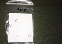 【0.05mm】ステンレス製 シム 4mm穴