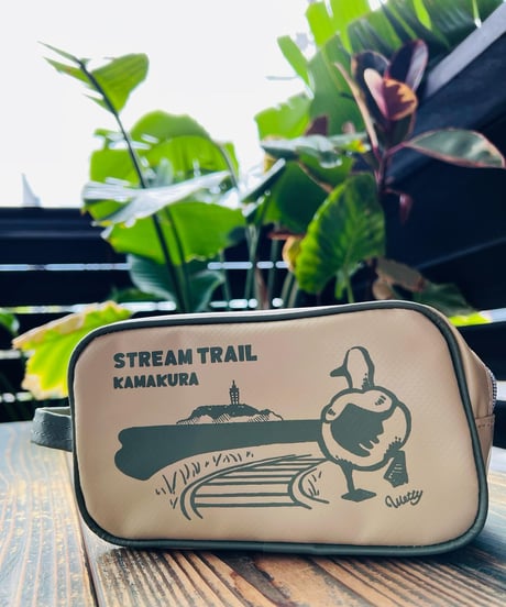 "鎌倉限定デザイン" ST Kamakura original pouch