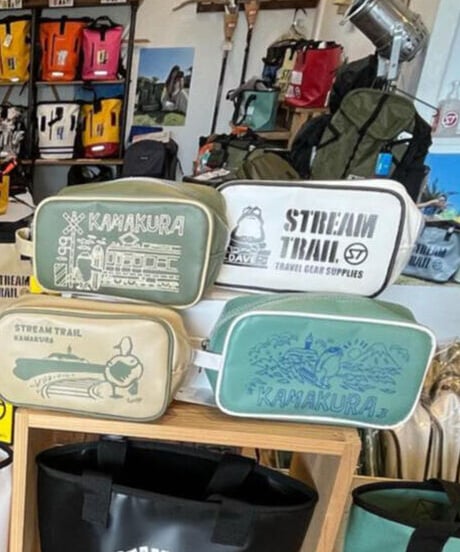 "鎌倉限定デザイン" ST Kamakura original pouch