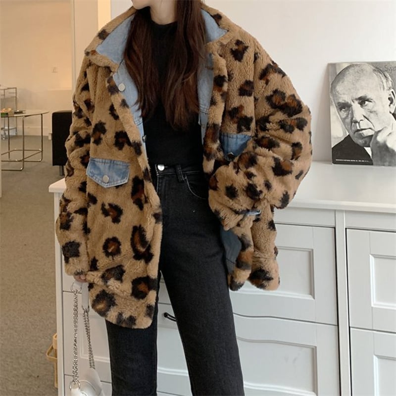 MACKDADDY デニムジャケット ヒョウ柄 サイズL MACKDADDY デニムジャケット ヒョウ柄 サイズL LEOPARD 4XL