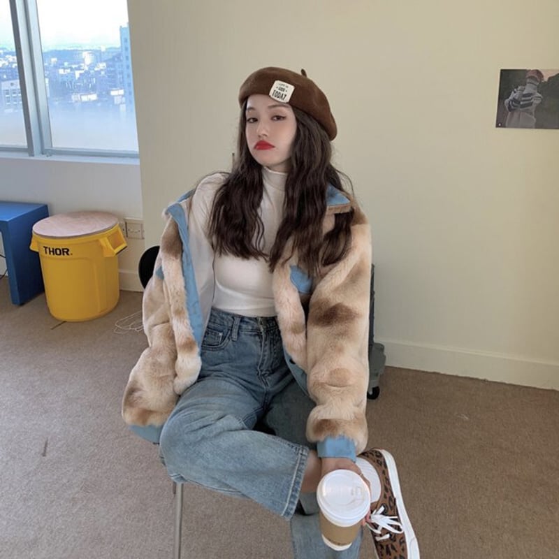 moschino 90s vintage フェイクファーコート 日本未発売】フェイクファーコート ファーコート レディース 秋 冬