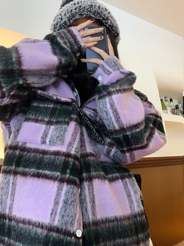 ☆M⭐︎K☆ 23年❣ ギャルリーヴィー ウール ジャケットチェック柄