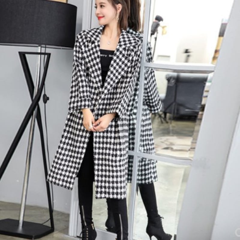 バーバリーロンドン カシミヤ混 ウールトレンチコート チェック 千鳥柄 バーバリーロンドン カシミヤ混 ウールトレンチコート チェック 千鳥柄