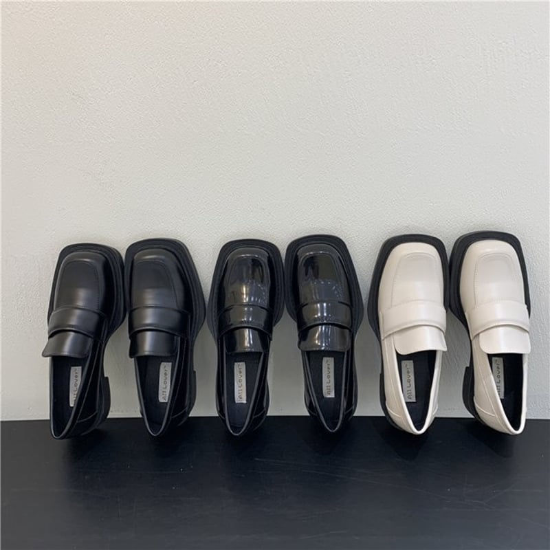 kiko kostadinov メリージェーン ブーツ 38サイズ 厚底ワイドスクエア