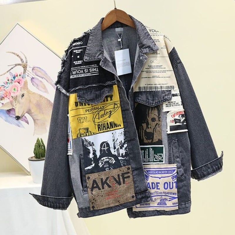 ♡Mさま♡ JEANS デニムジャケット○最終お値下げ価格○ 楽天市場】ロゴパッチデニムジャケット デニムジャケット