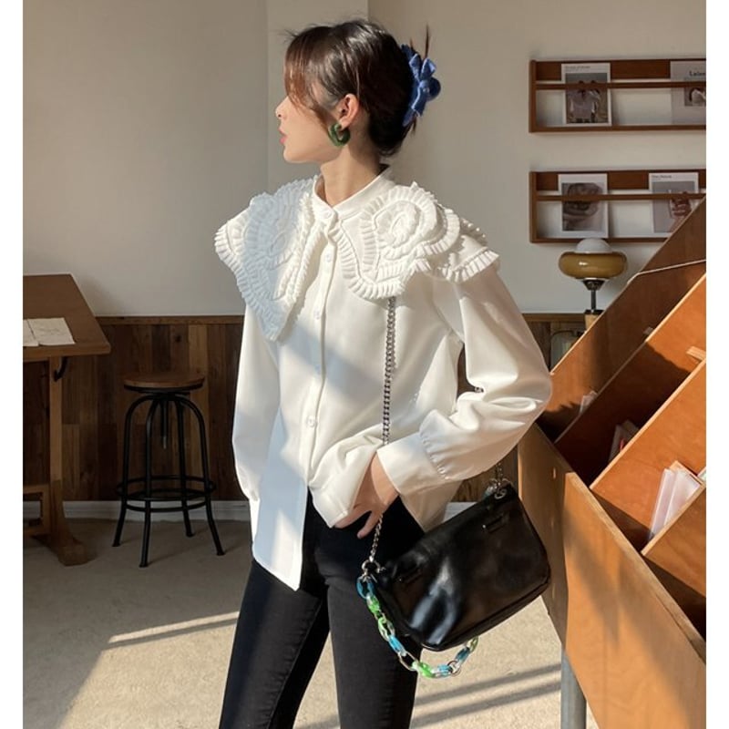 プリーツフリルブラウス 極美品✨ダブルスタンダードクロージング