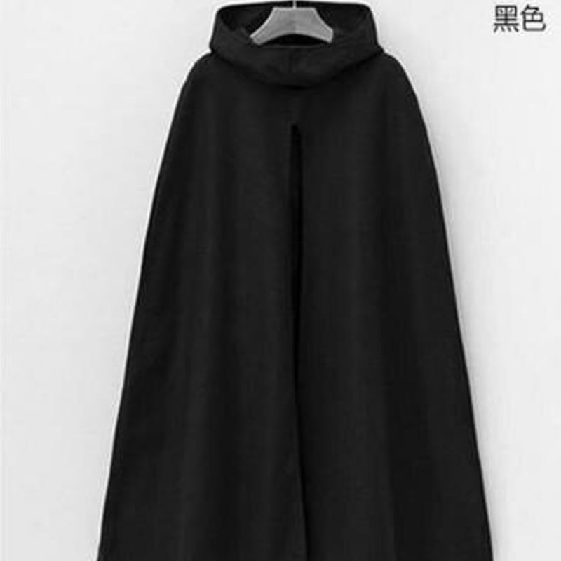 コート ロング フード付き ポンチョ マント ケープ アウター コート ロング フード付き ポンチョ マント ケープ アウター