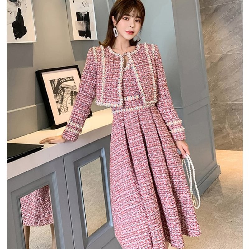 新品タグ付き✰　Theoryツイードワンピースとジャケットのセットアップ MODERN TWEED Theory [セオリー] 公式通販サイト