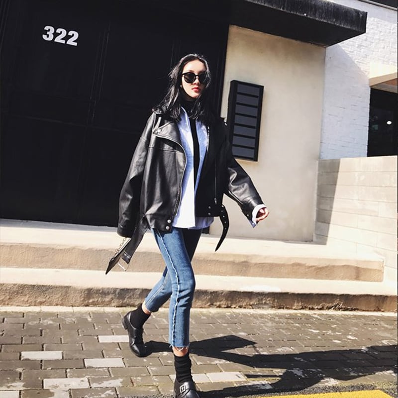 ライダースジャケット レザージャケット PUレザー ライダース