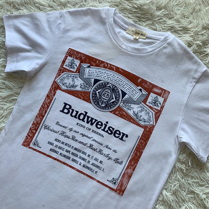 バドワイザーロゴプリントTシャツ Tシャツ ロゴ プリントTシャツ バドワイザーロゴプリントTシャツ Tシャツ ロゴ プリントTシャツ