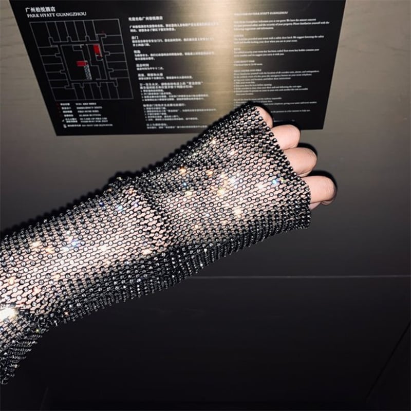 ラインストーンスリーブジャケット テーラードジャケット キラキラ 