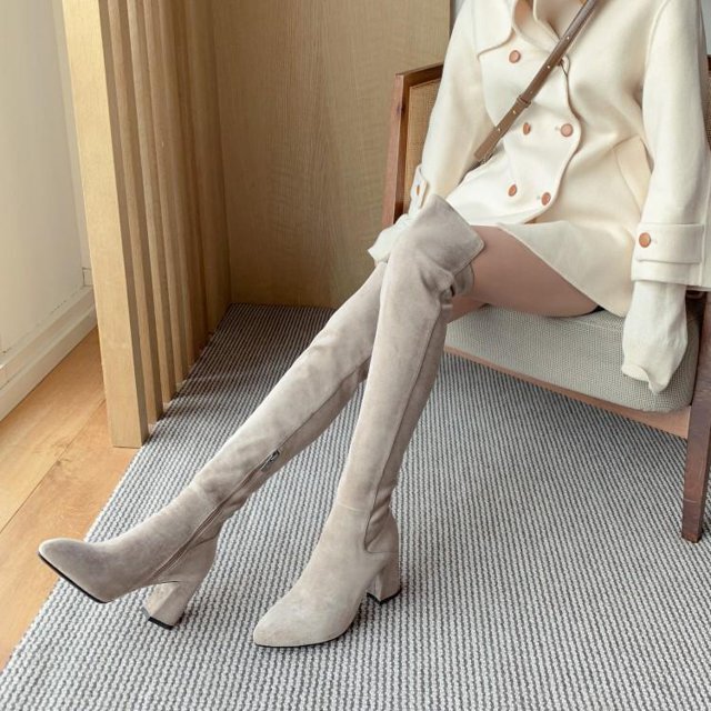 ★全2色★スエード ハイヒール ブーツ fit=scale-down,w=1200