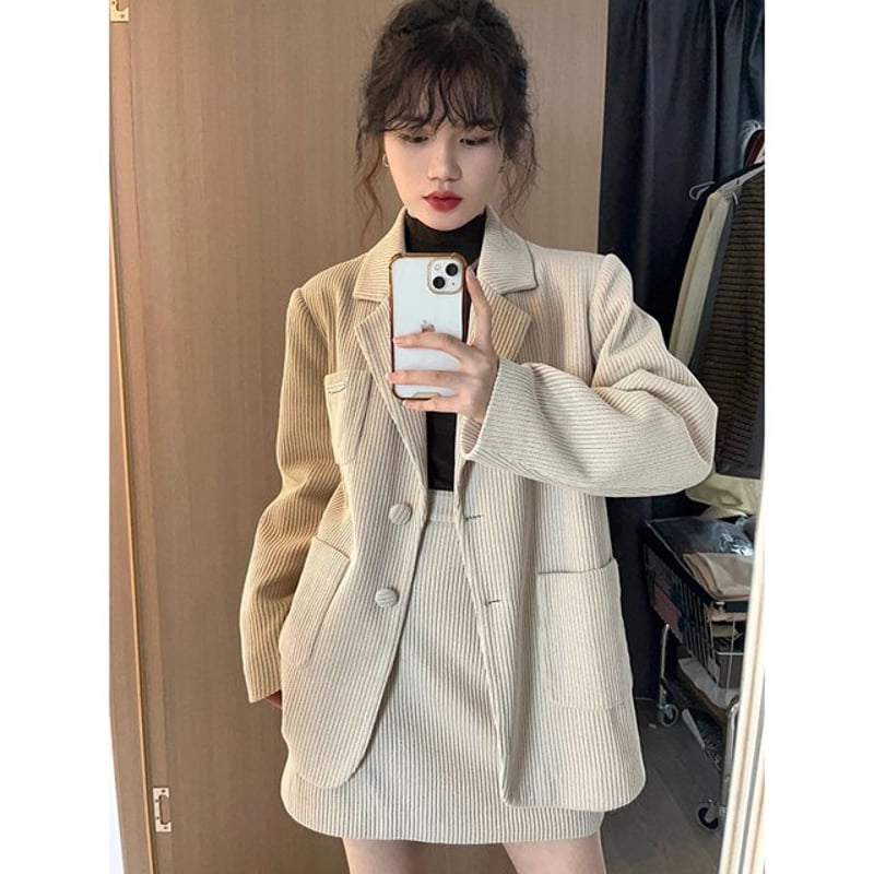 スーツセット ミニスカート ジャケット ビスチェ 4点セット J＆Ｒ スーツセット ミニスカート ジャケット ビスチェ 4点セット